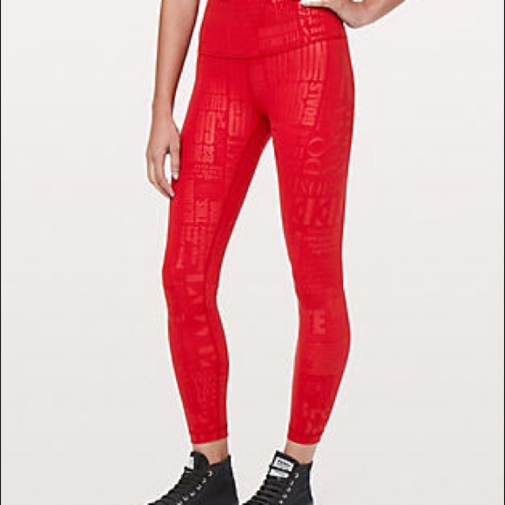 SOLD Lululemon 20Y High Rise Wunder Under Tights - Picture 1 of 4
